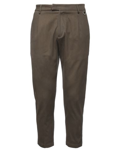 Low Brand Man Pants Military Green Size 38 Cotton, Elastane