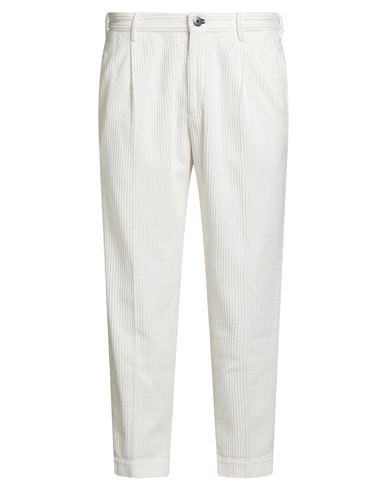 Incotex Man Pants White Size 38 Cotton In White