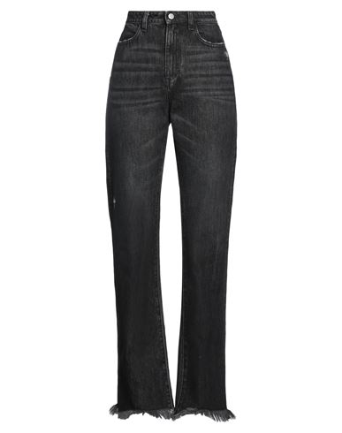 Icon Denim Woman Denim Pants Steel Grey Size 29 Cotton