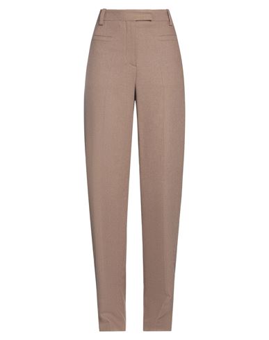 Maria Vittoria Paolillo Mvp Woman Pants Light Brown Size 4 Viscose, Wool, Polyester In Beige