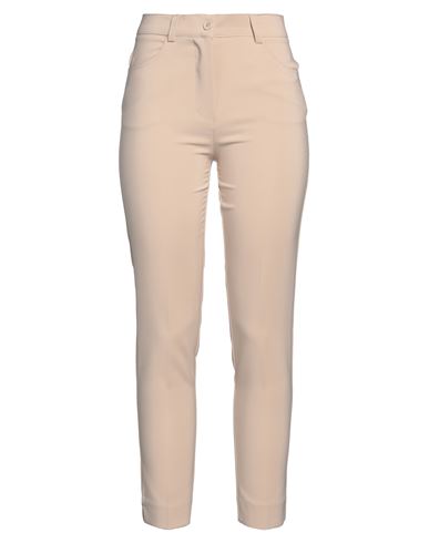 Shop Boutique De La Femme Woman Pants Beige Size 6 Polyester, Elastane