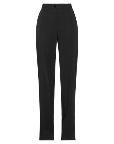 Mm6 Maison Margiela Woman Pants Black Size 8 Polyester, Viscose, Elastane