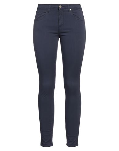 Bb Jeans London Woman Pants Navy Blue Size 31 Cotton, Elastane
