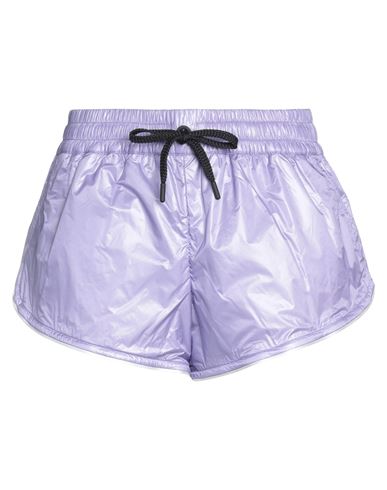 Shop Moncler Grenoble Woman Shorts & Bermuda Shorts Lilac Size M Polyamide In Purple