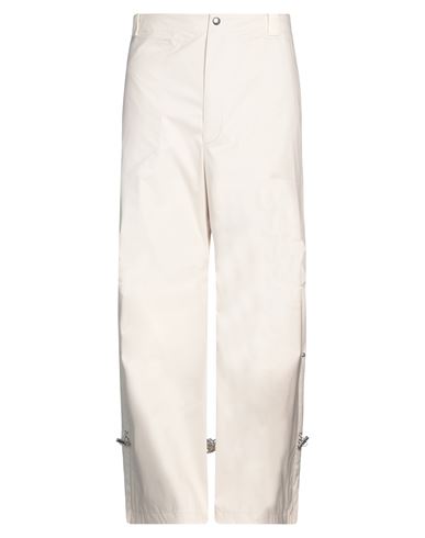 Moncler 2  1952 Man Pants Cream Size 34 Polyamide In White