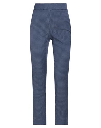 Sandro Ferrone Woman Pants Blue Size 10 Polyamide, Polyester, Viscose