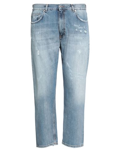 Shop Mauro Grifoni Grifoni Man Jeans Blue Size 34 Cotton