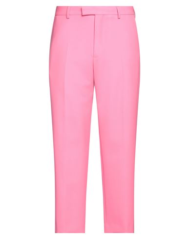 Dries Van Noten Man Pants Pink Size 34 Polyester, Wool