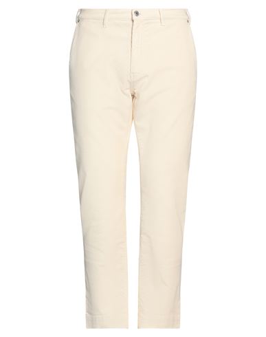 Mauro Grifoni Grifoni Man Pants Ivory Size 35 Cotton, Elastane In White