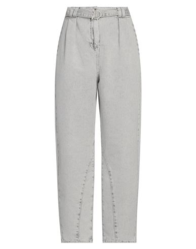 Pepe Jeans Woman Denim Pants Light Grey Size 28 Cotton