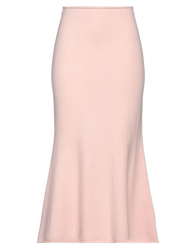 Sportmax Woman Midi Skirt Light Pink Size S Cashmere, Polyamide, Elastane