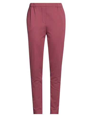 Sfizio Woman Pants Garnet Size 8 Viscose, Nylon, Elastane In Red