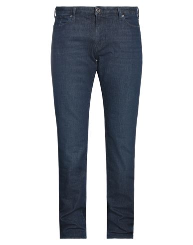 Emporio Armani Man Jeans Blue Size 31w-34l Cotton, Polyester, Elastane