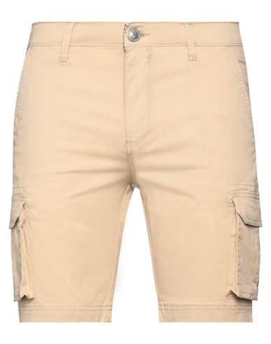 Hermitage Man Shorts & Bermuda Shorts Beige Size 34 Cotton, Elastane
