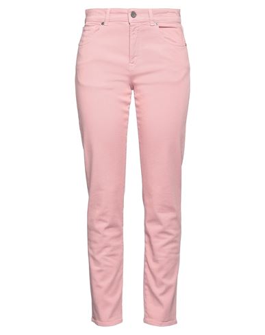 Pt Torino Woman Jeans Pastel Pink Size 30 Cotton, Elastomultiester, Elastane
