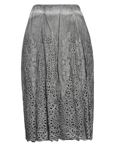 H+ Hannoh Wessel Woman Midi Skirt Grey Size 0 Cotton