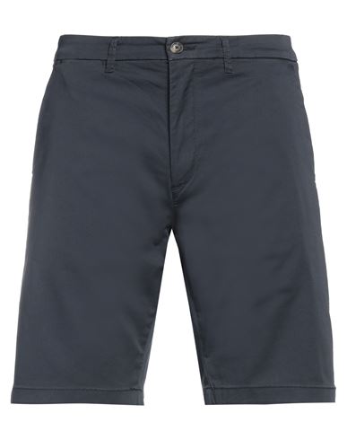 Liu •jo Man Man Shorts & Bermuda Shorts Midnight Blue Size 32 Cotton, Elastane