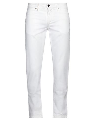 Re-hash Re_hash Man Pants White Size 34 Cotton, Elastane