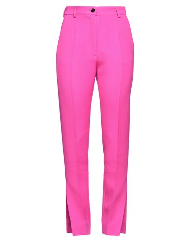 Dolce & Gabbana Woman Pants Fuchsia Size 14 Virgin Wool In Pink