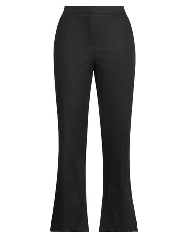 BEATRICE BEATRICE .B WOMAN PANTS BLACK SIZE 8 COTTON, ELASTANE