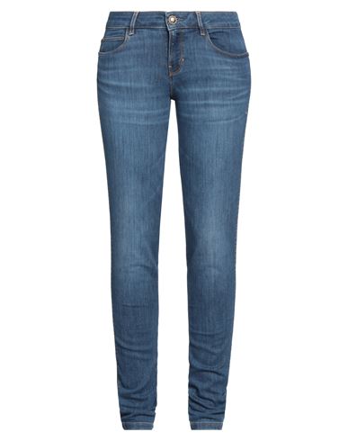 Guess Woman Jeans Blue Size 31w-32l Cotton, Polyester, Lyocell, Elastane