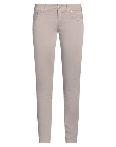 Dondup Woman Pants Grey Size 27 Cotton, Elastane