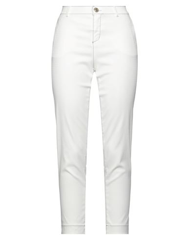 Elisa Cavaletti By Daniela Dallavalle Woman Pants White Size 8 Cotton, Polyester, Elastane