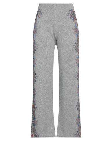 Etro Woman Pants Grey Size 8 Virgin Wool, Viscose, Cashmere