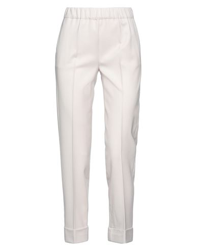 D-exterior D. Exterior Woman Pants Beige Size 12 Viscose, Wool, Polyamide, Polyester, Elastane In Pink