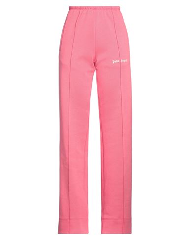 Shop Palm Angels Woman Pants Pink Size L Cotton, Polyester