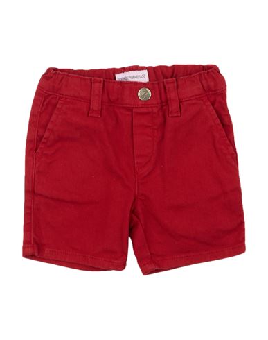 Emporio Armani Babies'  Newborn Boy Shorts & Bermuda Shorts Red Size 3 Cotton, Elastane