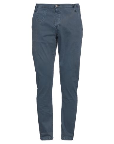 Pmds Premium Mood Denim Superior Man Pants Slate Blue Size 30 Cotton, Elastane