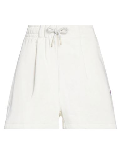 K-way Woman Shorts & Bermuda Shorts Off White Size Xl Cotton