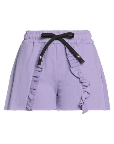 J·b4 Just Before Woman Shorts & Bermuda Shorts Lilac Size S Cotton In Purple