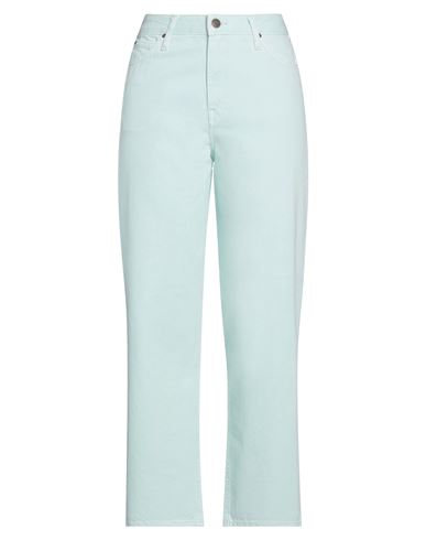 Lee Woman Denim Pants Light Green Size 30w-31l Cotton