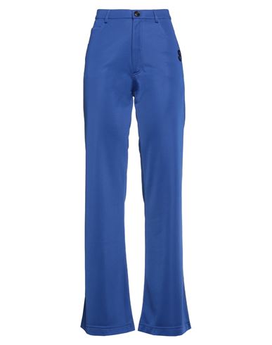 Semicouture Woman Pants Bright Blue Size 6 Polyester, Acetate