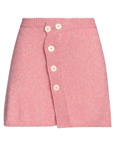 Marco Rambaldi Woman Mini Skirt Pink Size M Viscose, Polyamide