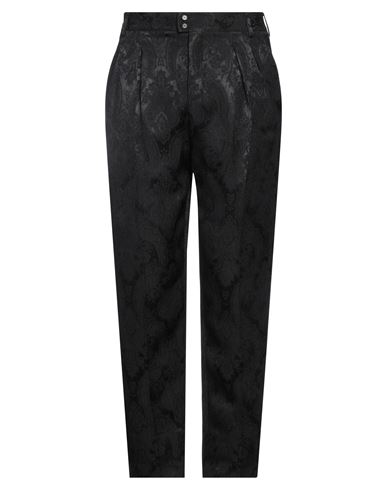 Saint Laurent Man Pants Black Size 34 Viscose, Silk