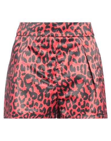 Gaelle Paris Gaëlle Paris Woman Shorts & Bermuda Shorts Red Size 6 Polyester