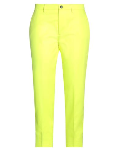 Berwich Woman Pants Yellow Size 4 Polyester, Cotton