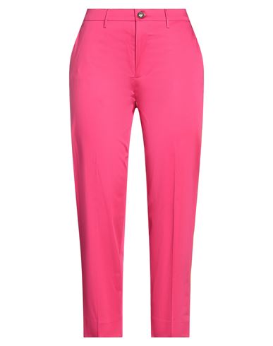 Shop Berwich Woman Pants Fuchsia Size 6 Cotton, Elastane In Pink
