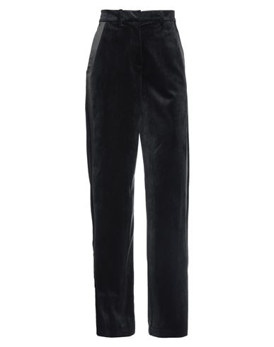 Vicolo Woman Pants Black Size L Cotton, Polyester, Elastane