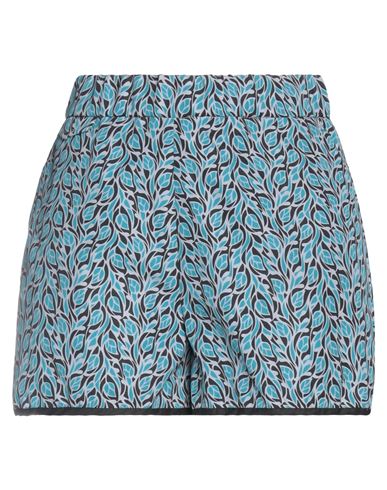 Berwich Woman Shorts & Bermuda Shorts Deep Jade Size M Cotton In Green