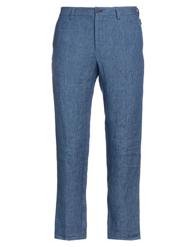 Dolce & Gabbana Man Pants Slate Blue Size 42 Linen