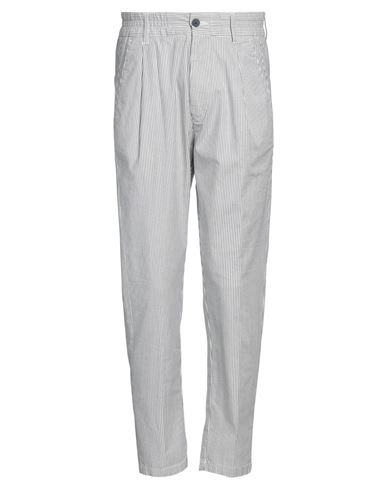 Shop Drykorn Man Pants Grey Size 31w-32l Cotton, Elastane