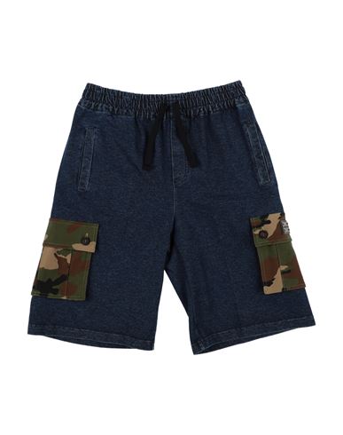 Dolce & Gabbana Toddler Boy Shorts & Bermuda Shorts Blue Size 4 Cotton, Elastane In Blue