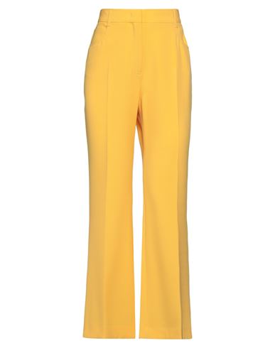 Stella Mccartney Woman Pants Ocher Size 8-10 Polyester, Wool, Elastane In Yellow