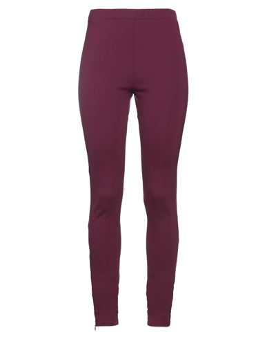 Semicouture Woman Leggings Deep Purple Size 6 Polyamide, Elastane