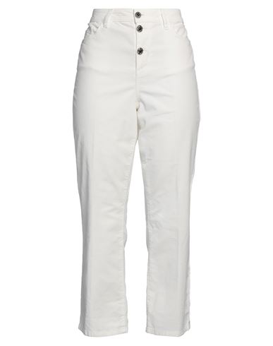 Liu •jo Woman Pants White Size 31 Cotton, Elastane