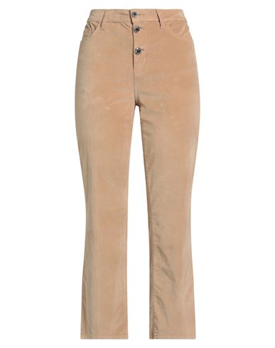 Liu •jo Woman Pants Camel Size 31 Cotton, Elastane In Nude